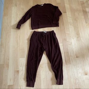 Women's Brown Loungewear Set